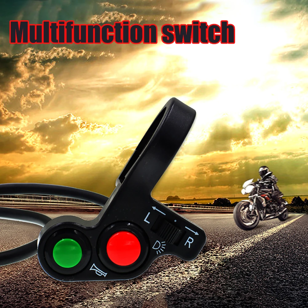 Motorcycle Handlebar Switch Electric Bike Scooter Horn Turn Signals On/Off Button Light Switch Suitable for Honda Yamaha Suzuki
Motorcycle Handlebar Switch Electric Bike Scooter Horn Turn Signals On/Off Button Light Switch Suitable for Honda Yamaha Suzuki