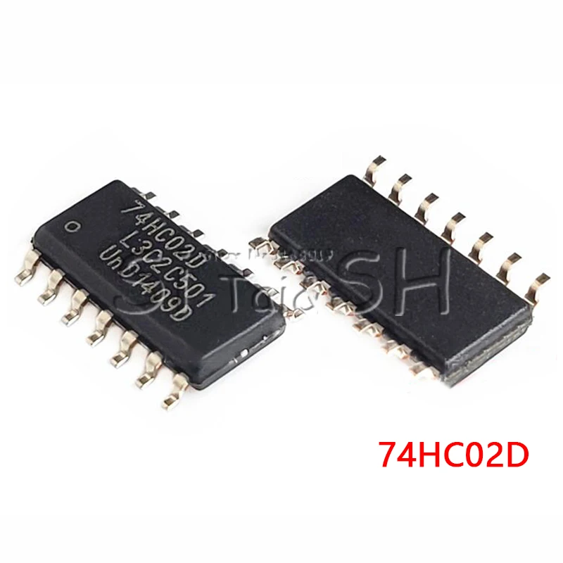 10 шт. 74HC02D SOP14 74HC02 SOP SN74HC02DR SOP-14 SN72HC02 SMD новый и оригинальный IC | Электронные