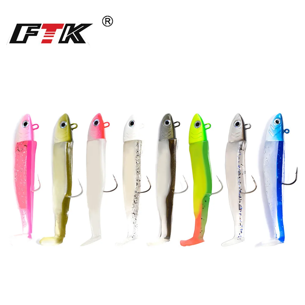 FTK Fishing Lure 7cm/9cm 5g/12g/25g Soft Boby Head Sparkling Eye LifelikeTexture With Fored Sharp Hook Freshwater Saltwater
FTK Fishing Lure 7cm/9cm 5g/12g/25g Soft Boby Head Sparkling Eye LifelikeTexture With Fored Sharp Hook Freshwater Saltwater