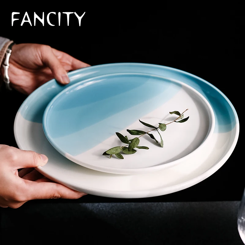Креативные тарелки FANCITY, керамические тарелки в западном стиле, тарелки для стейков, тарелки для завтрака, тарелки для салата, домашние таре...
Креативные тарелки FANCITY, керамические тарелки в западном стиле, тарелки для стейков, тарелки для завтрака, тарелки для салата, домашние таре...