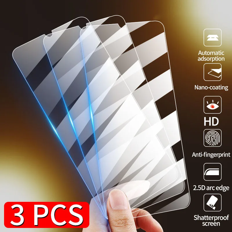 3 шт. закаленное стекло для Samsung Galaxy M51 S20 FE M31S A01 M01 Core A51 A71 M30S A31 A21S M31 A30S A10 A20 A30 A40 A50 A70