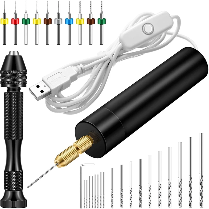 Electric Hand Drill Set for Resin Casting Mold, Electric Hand Drill with Drill Bits, Pin Vise Hand Drill
Electric Hand Drill Set for Resin Casting Mold, Electric Hand Drill with Drill Bits, Pin Vise Hand Drill