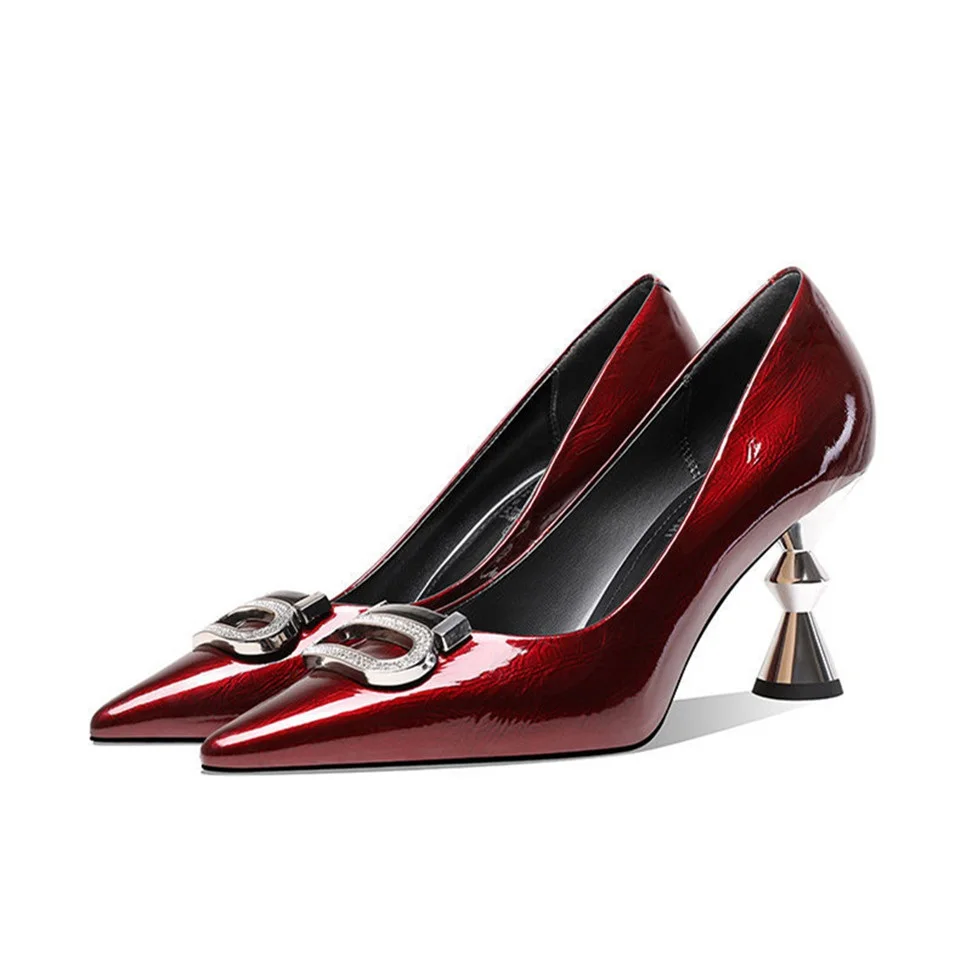 Cresfimix Women Sexy Wine Red High Quality Pu Leather High Heel Shoes for Party Lady Fashion Black Spring Autumn Heels A9619
Cresfimix Women Sexy Wine Red High Quality Pu Leather High Heel Shoes for Party Lady Fashion Black Spring Autumn Heels A9619