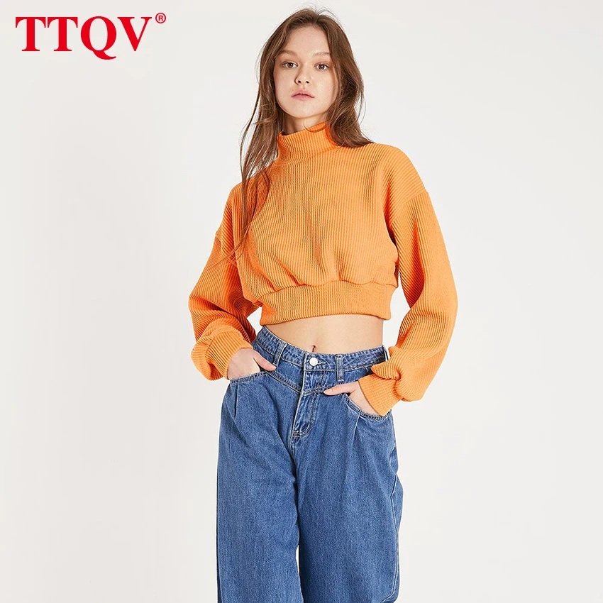 TTQV White Turtleneck Corduroy Women T-shirts Elegant Slim Long Sleeve Ladies T Shirt Winter Orange Christmas Crop Top Female
TTQV White Turtleneck Corduroy Women T-shirts Elegant Slim Long Sleeve Ladies T Shirt Winter Orange Christmas Crop Top Female