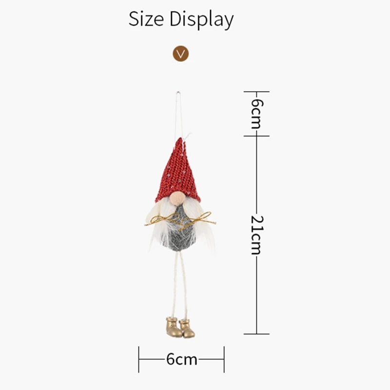 4-Piece Set of Christmas Ornaments Knitted Hat Hanging Legs Forest Old Man Pendant Tree Ornaments
4-Piece Set of Christmas Ornaments Knitted Hat Hanging Legs Forest Old Man Pendant Tree Ornaments