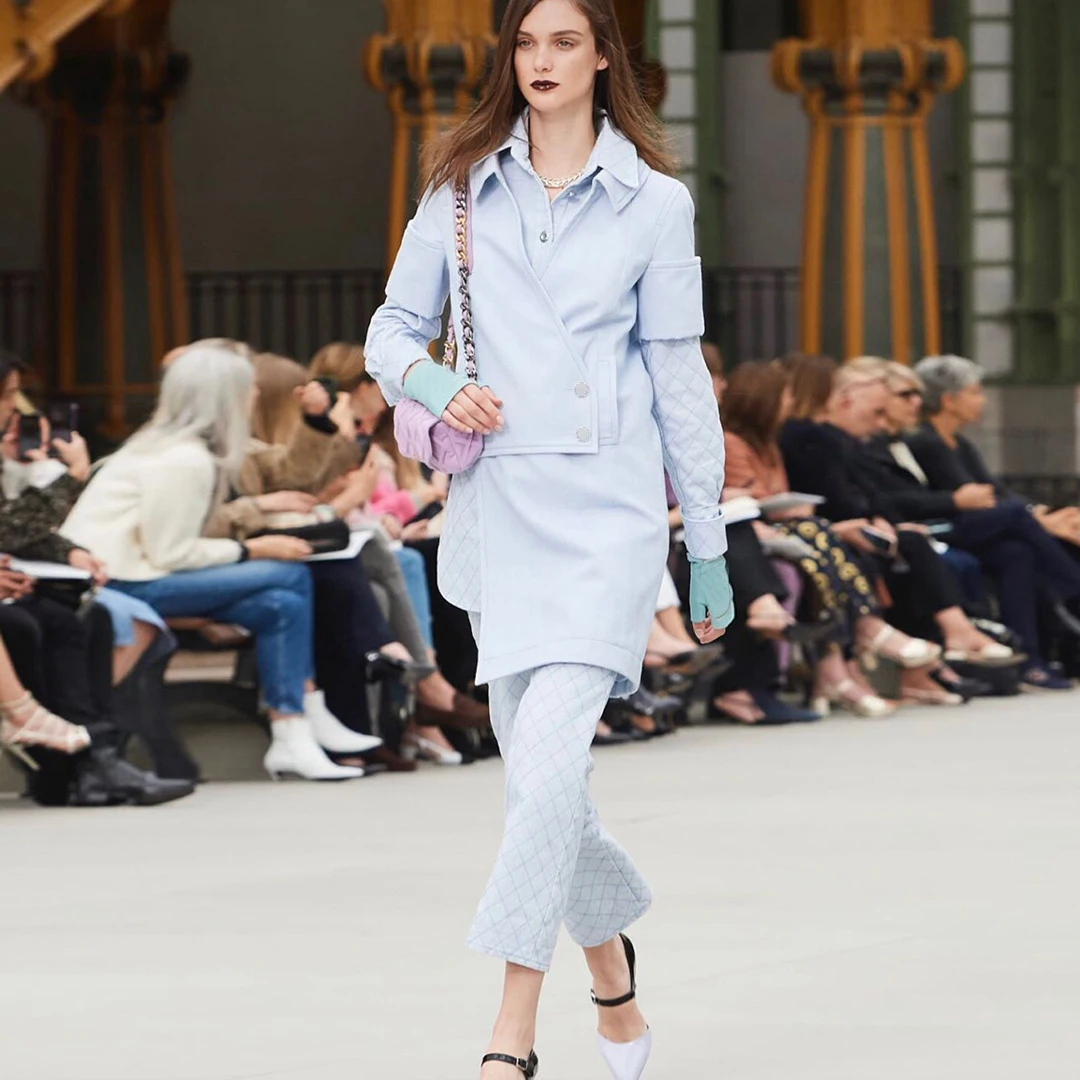 2020 New Spring Runway Design 2 Piece Set Women Argyle Single Breasted Blue Denim Shirt Jacket With Jeans Elegant Lady Tracksuit
2020 New Spring Runway Design 2 Piece Set Women Argyle Single Breasted Blue Denim Shirt Jacket With Jeans Elegant Lady Tracksuit