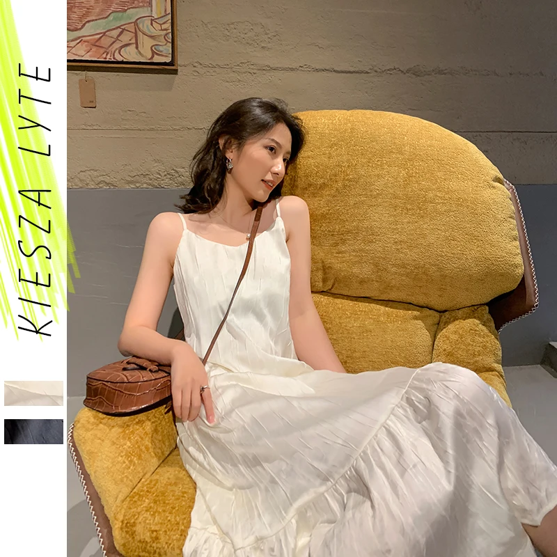 Sexy Summer Satin Dress Women Spaghetti Strap Sleeveless Loose Casual Midi Dresses 2020 Robe Femme
Sexy Summer Satin Dress Women Spaghetti Strap Sleeveless Loose Casual Midi Dresses 2020 Robe Femme