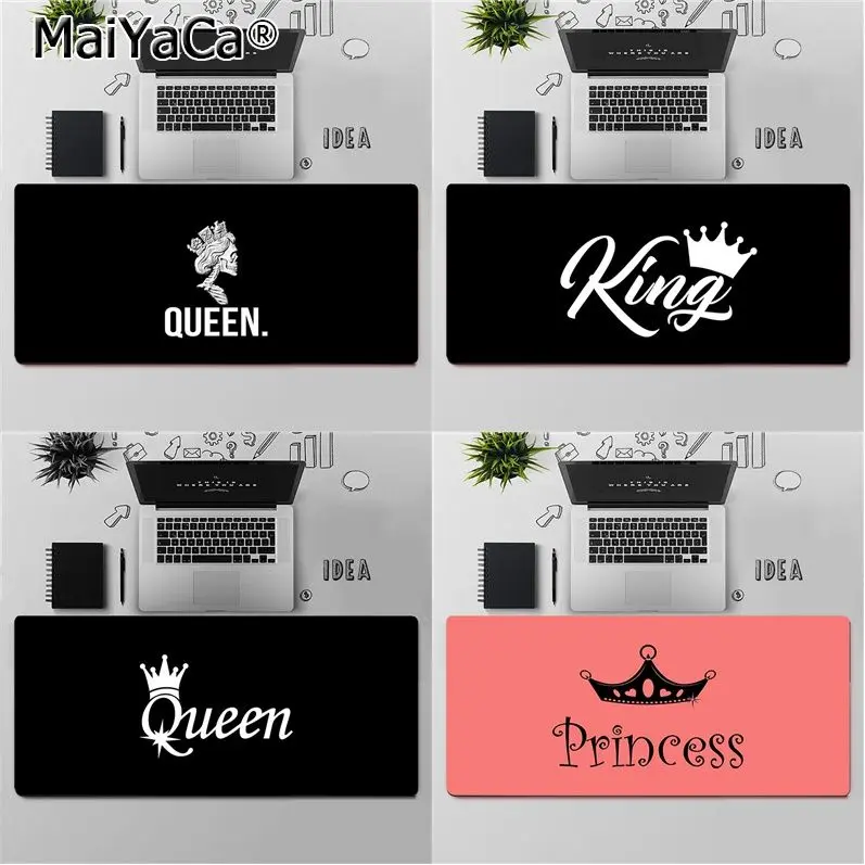 Maiyaca Crown Letter King Queen princess Natural Rubber Gaming mousepad Desk Mat Free Shipping Large Mouse Pad Keyboards Mat
Maiyaca Crown Letter King Queen princess Natural Rubber Gaming mousepad Desk Mat Free Shipping Large Mouse Pad Keyboards Mat