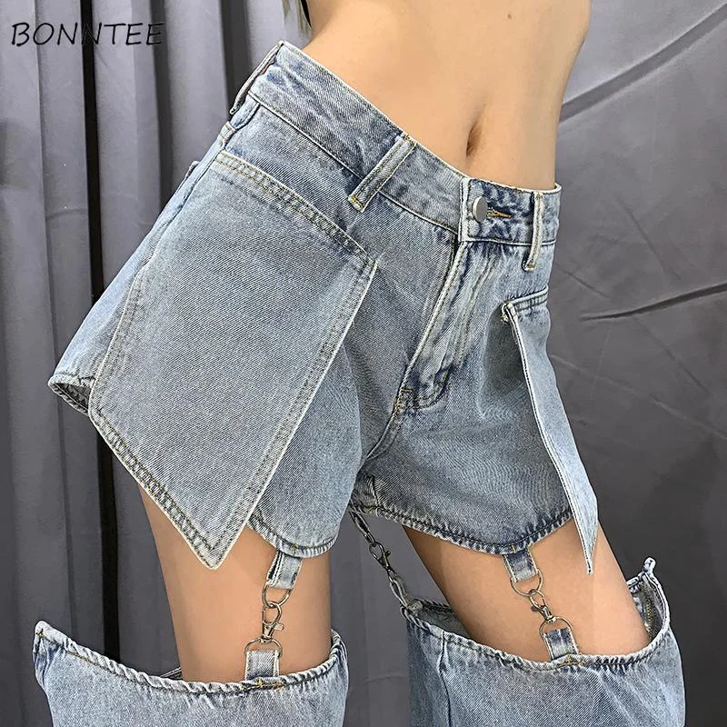 

Jeans Women Retro Sexy Lady Summer High Street BF Style Harajuku Vintage Denim Cozy Straight Trouser Hipster Causal Hole Design