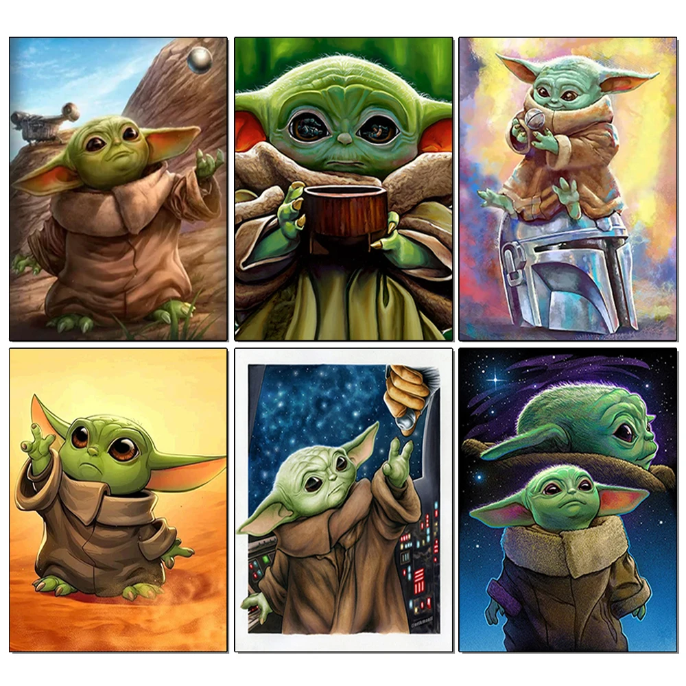 Алмазная вышивка «Baby Yoda», 5D Мозаика из мультфильмов Диснея, вышивка крестиком, «сделай сам», квадратная, круглая, Рождественская, украшение для дома, подарок
Алмазная вышивка «Baby Yoda», 5D Мозаика из мультфильмов Диснея, вышивка крестиком, «сделай сам», квадратная, круглая, Рождественская, украшение для дома, подарок