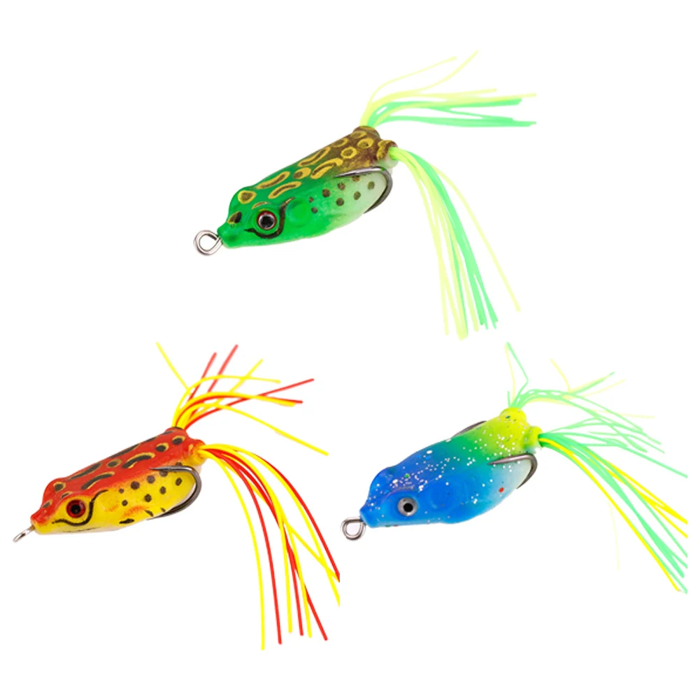 Реалистичная лягушка 4 см, приманка с двойным крючком Topwater Ray Frog, искусственные 3D глаза, Мягкая приманка для рыбалки, уличная Рыболовная Снас... 
Реалистичная лягушка 4 см, приманка с двойным крючком Topwater Ray Frog, искусственные 3D глаза, Мягкая приманка для рыбалки, уличная Рыболовная Снас...