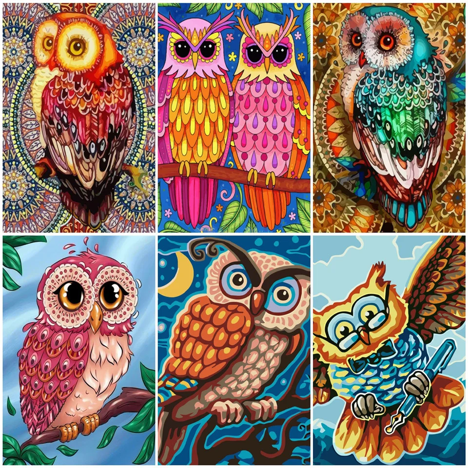 AZQSD Adult DIY Paint By Numbers Flowers Animal Handpainted Gift Oil Painting By Numbers Owl Drawing On Canvas Home Decoration
AZQSD Adult DIY Paint By Numbers Flowers Animal Handpainted Gift Oil Painting By Numbers Owl Drawing On Canvas Home Decoration