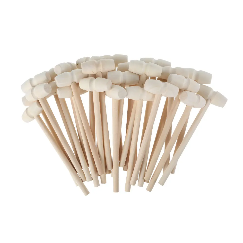 30 Pcs Mini Wooden Hammer 140x42mm Crab Lobster Seafood Crackers Balls Toy Pounder Replacement Wood Mallets Kids Pounding Toy
30 Pcs Mini Wooden Hammer 140x42mm Crab Lobster Seafood Crackers Balls Toy Pounder Replacement Wood Mallets Kids Pounding Toy