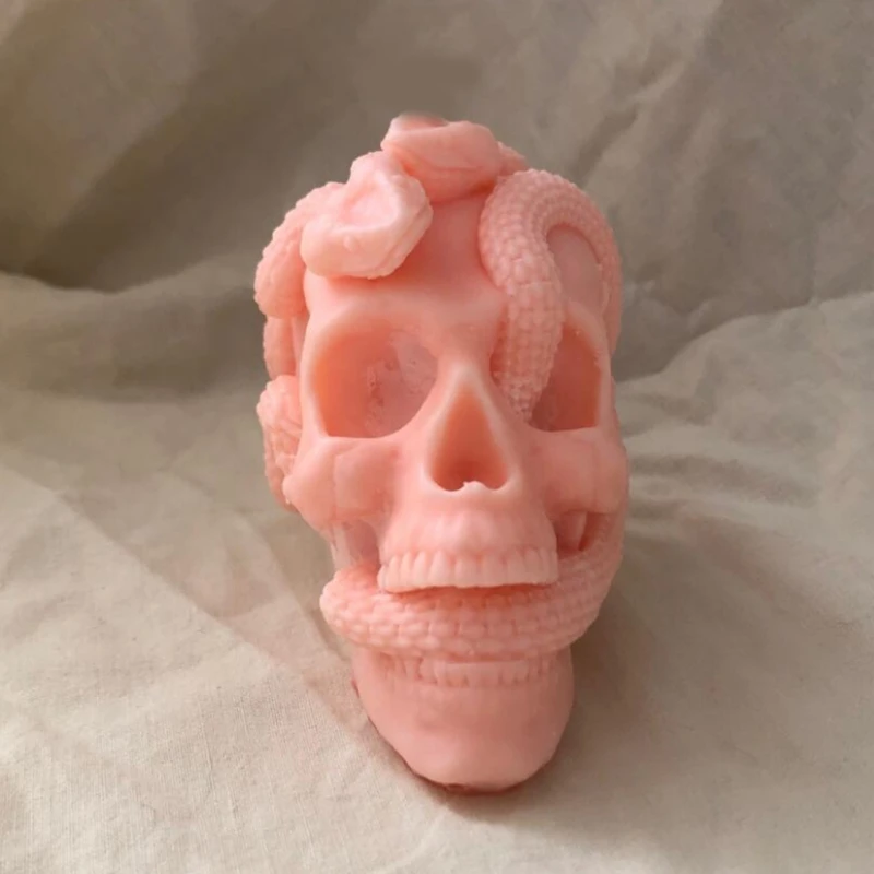 3D Skull Decorations Epoxy Resin Mold Ornaments Casting Silicone Mould DIY Crafts Plaster Candle Making Tool
3D Skull Decorations Epoxy Resin Mold Ornaments Casting Silicone Mould DIY Crafts Plaster Candle Making Tool