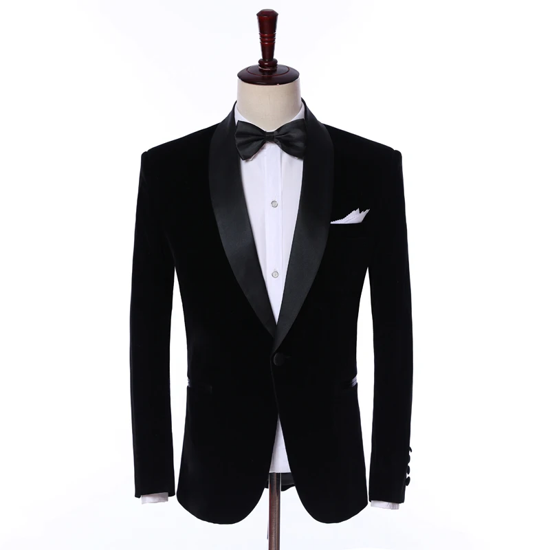 Suit Men 2021 Stylish Fashion Design Slim Fit 2 pieces Groomsmen Black Velvet Men Prom Dress Suits For Bride Wedding Tuxedo
Suit Men 2021 Stylish Fashion Design Slim Fit 2 pieces Groomsmen Black Velvet Men Prom Dress Suits For Bride Wedding Tuxedo