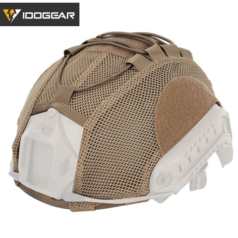 

IDOGEAR Mesh Tactical Helmet Cover Cloth for FAST Helmet Camo Airsoft Headwear Tactical Helmet accessories 3810