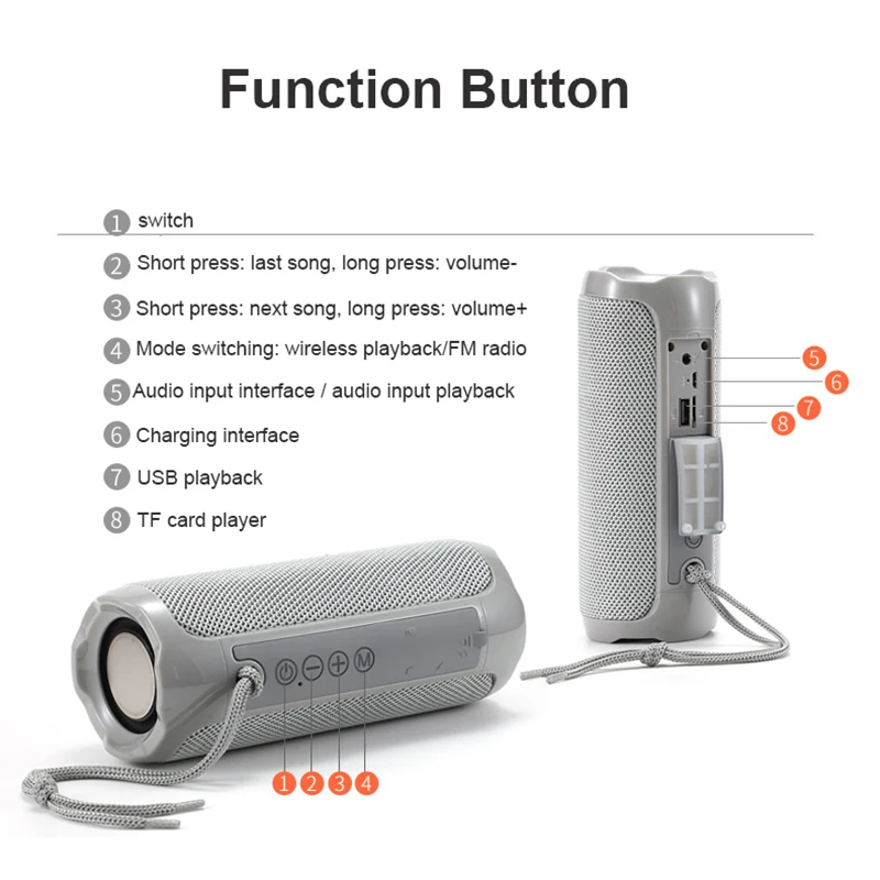 TWS Waterproof Powerful Bluetooth speakers PC Car Radio USB Wireless Portable Speaker Computer BOX FM radio enceinte bluetooth 
TWS Waterproof Powerful Bluetooth speakers PC Car Radio USB Wireless Portable Speaker Computer BOX FM radio enceinte bluetooth