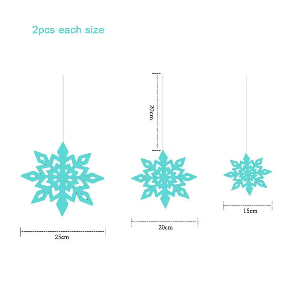 3D Christmas Decoration Snowflake Paper Garlands Hanging Banner Home Room Birthday Party Decor Supplies Christmas Ornaments 6Pcs
3D Christmas Decoration Snowflake Paper Garlands Hanging Banner Home Room Birthday Party Decor Supplies Christmas Ornaments 6Pcs