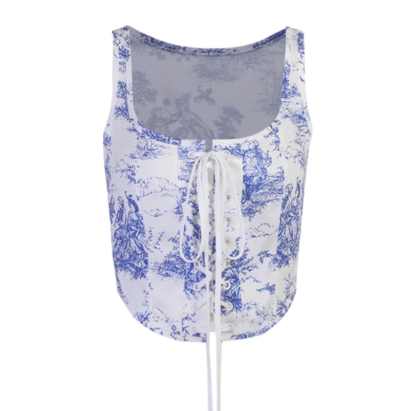 XUXI Women Sexy T-shirt Bandage Corset Vest Sleeveless Slim Thin Top Female Summer 2021 E1296
XUXI Women Sexy T-shirt Bandage Corset Vest Sleeveless Slim Thin Top Female Summer 2021 E1296