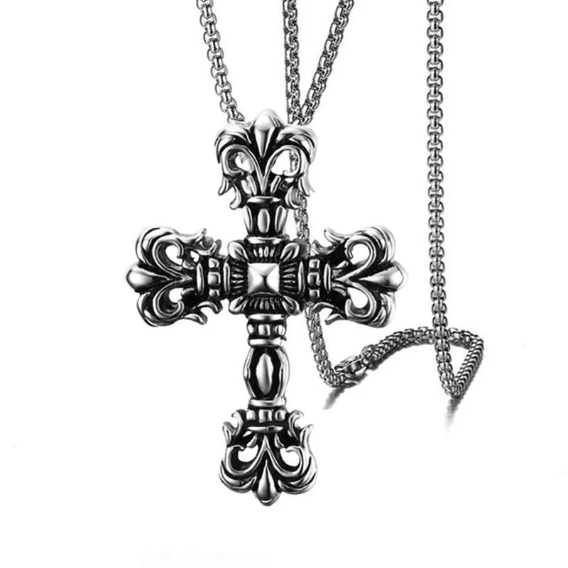 POTCET Unisex Stainless Steel Scout Flower Cross Titanium Steel Necklace Pendant Geometric Retro Fashion Hip Hop Party Jewelry
POTCET Unisex Stainless Steel Scout Flower Cross Titanium Steel Necklace Pendant Geometric Retro Fashion Hip Hop Party Jewelry