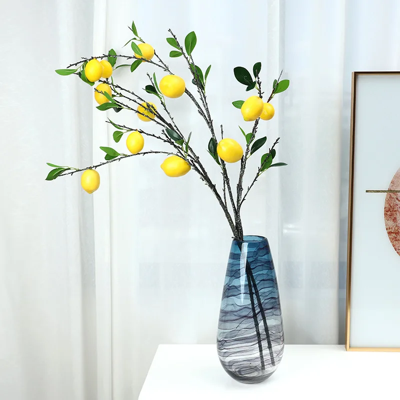 Artificial Lemon Branch Artificial Green Plant Desktop Potted Fake Fruit Branches Lemon Kitchen Decor Photography Props
Artificial Lemon Branch Artificial Green Plant Desktop Potted Fake Fruit Branches Lemon Kitchen Decor Photography Props