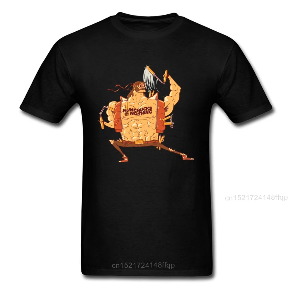 Nunchucks Or Nothing T-shirt Menly T Shirt Mens T-shirt Cartoon Print Tops Funny Summer Tees Cotton Workout Clothes Fitness
Nunchucks Or Nothing T-shirt Menly T Shirt Mens T-shirt Cartoon Print Tops Funny Summer Tees Cotton Workout Clothes Fitness