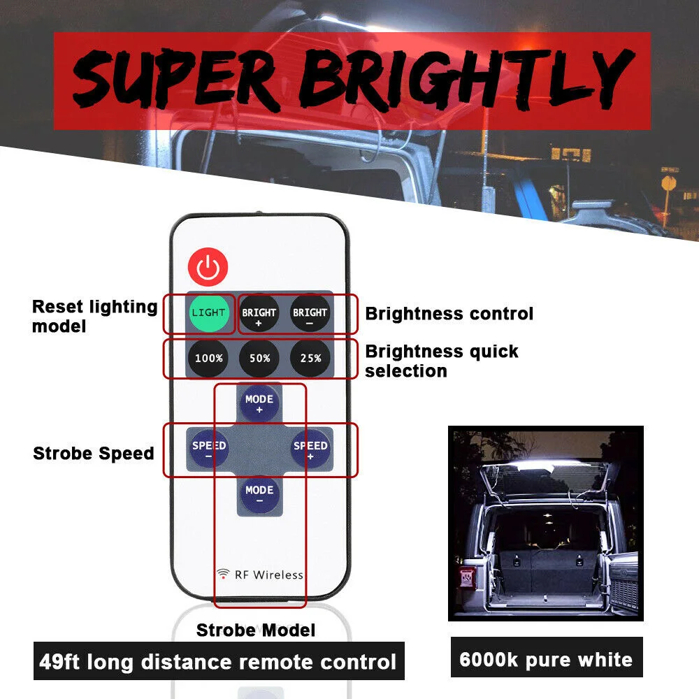 11For TJ JK 2007-2019 LED Tailgate Light Trunk Rear Tail Lamp 12V LED Strip Light For Car Trunk Light Accessories
11For TJ JK 2007-2019 LED Tailgate Light Trunk Rear Tail Lamp 12V LED Strip Light For Car Trunk Light Accessories