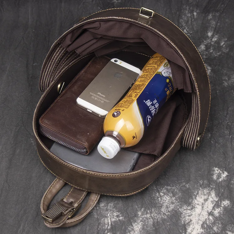 New Design Small Genuine Real Leather Vintage Backpacks Men Women Creative Travel Cowhide Backpacks Luxury Brand Top Quality
New Design Small Genuine Real Leather Vintage Backpacks Men Women Creative Travel Cowhide Backpacks Luxury Brand Top Quality