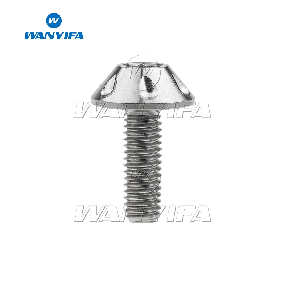 Болт зонт wanifa m6x18 мм из титана Ti шестигранный болт с шестигранной головкой