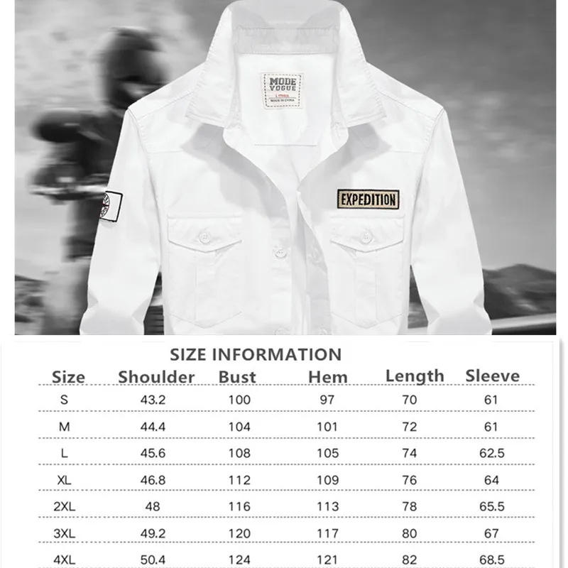 Spring Autumn Long Sleeve Shirt Men's Outdoors Climbing Trekking Camping Travel Hiking Training Cycling Sport Washed Cotton Tops
Spring Autumn Long Sleeve Shirt Men's Outdoors Climbing Trekking Camping Travel Hiking Training Cycling Sport Washed Cotton Tops