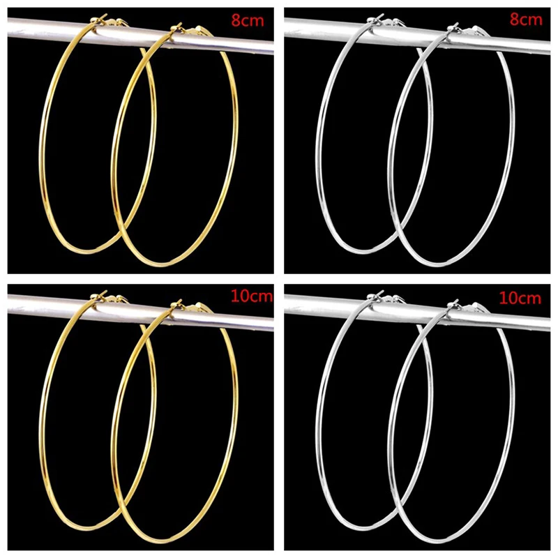 Fashion Big Hoop Earrings Geometric Statement Earring For Women Hypoallergenic Gold Large Round Ear Rings Jewelry 2020Hot Sale
Fashion Big Hoop Earrings Geometric Statement Earring For Women Hypoallergenic Gold Large Round Ear Rings Jewelry 2020Hot Sale