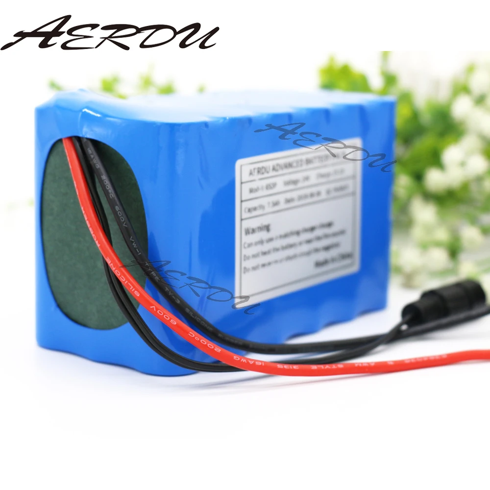 AERDU 24V 7.5Ah 6S3P 25.2V Li-Ion battery pack lithium batteries for electric motor bicycle ebike scooter toy drill etc with BMS
AERDU 24V 7.5Ah 6S3P 25.2V Li-Ion battery pack lithium batteries for electric motor bicycle ebike scooter toy drill etc with BMS