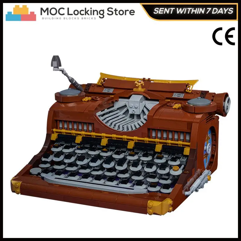 MOC-14237 SteamED PunkED Typewriter Bricks Compatible with Small Building Blocks Assemble Kid's Children's Toys Collection
MOC-14237 SteamED PunkED Typewriter Bricks Compatible with Small Building Blocks Assemble Kid's Children's Toys Collection