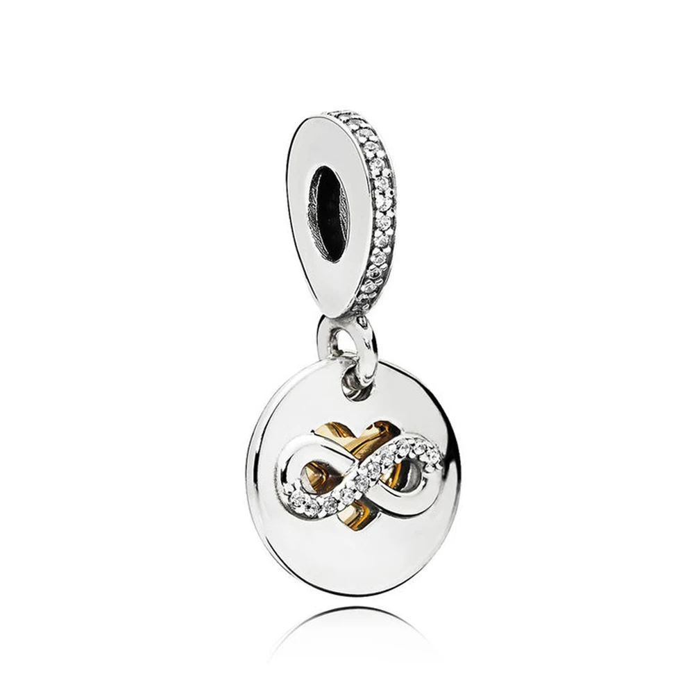 Authentic 925 Sterling Silver Bead Infinite Love Heart Pendant Charm Fit Pandora Women Bracelet Bangle Gift DIY Jewelry
Authentic 925 Sterling Silver Bead Infinite Love Heart Pendant Charm Fit Pandora Women Bracelet Bangle Gift DIY Jewelry