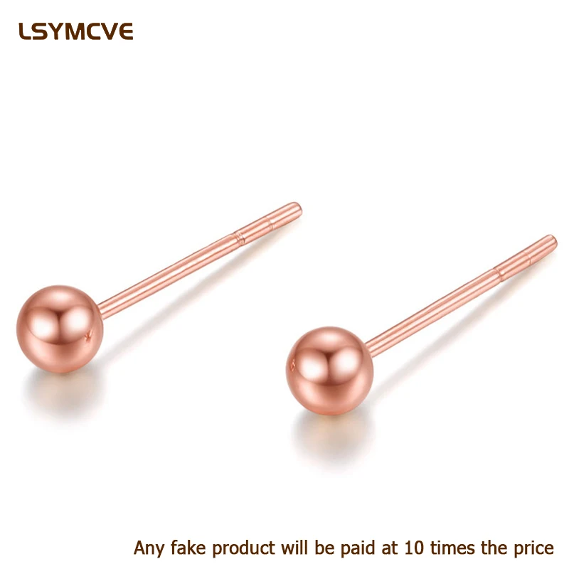 18K Gold Earrings AU750 Small Gold Bead Peas Earrings 3mm Bubble Earrings Simple Commuter Women's
18K Gold Earrings AU750 Small Gold Bead Peas Earrings 3mm Bubble Earrings Simple Commuter Women's