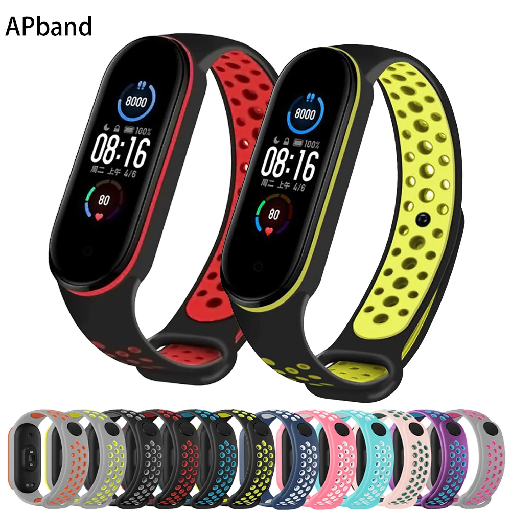 Strap For Xiaomi Mi Band 6 5, Silicone Anti-sweat Replacement Wrist Strap for MiBand 3 4, Sports Bracelet Wristband Accessories
Strap For Xiaomi Mi Band 6 5, Silicone Anti-sweat Replacement Wrist Strap for MiBand 3 4, Sports Bracelet Wristband Accessories