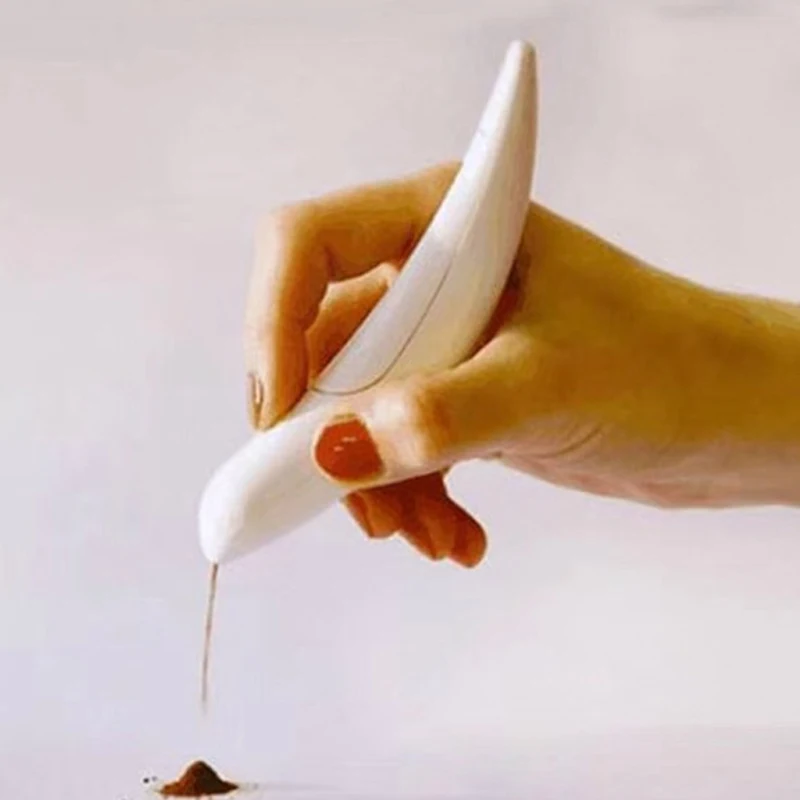 Electric Spice Pen Coffee Art Pen for Latte and Food Art, DIY Special Floral Pattern with Cinnamon, Coffee Grounds, Cocoa Powder
Electric Spice Pen Coffee Art Pen for Latte and Food Art, DIY Special Floral Pattern with Cinnamon, Coffee Grounds, Cocoa Powder