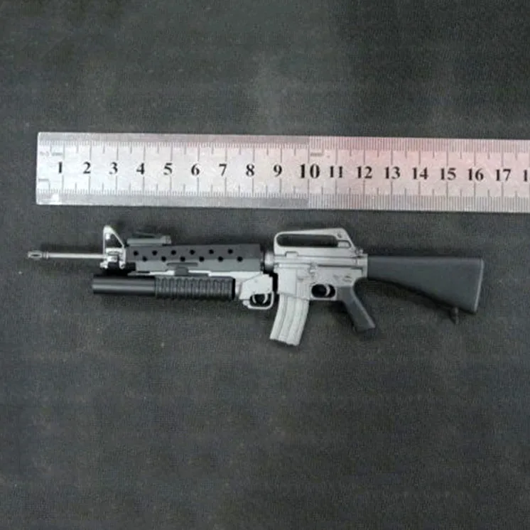 M16A1+M203 1/6 Vietnam War US Military Assault Rifle For 12" Soldier Action Figure Model Accessory Collection
M16A1+M203 1/6 Vietnam War US Military Assault Rifle For 12" Soldier Action Figure Model Accessory Collection