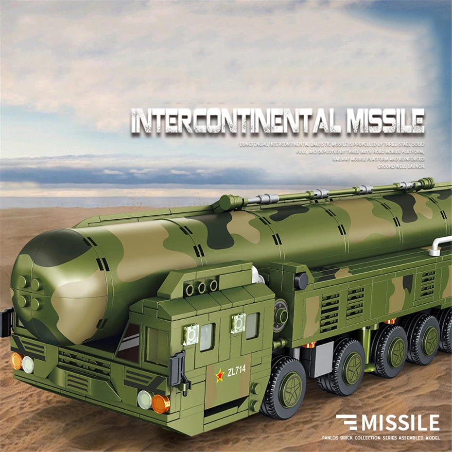 639009 военное оружие серии 1149 шт. DF-41 Intercontinental Баллистические ракетные строительные блоки для автомобилей кирпичи игрушек» для мальчиков
639009 военное оружие серии 1149 шт. DF-41 Intercontinental Баллистические ракетные строительные блоки для автомобилей кирпичи игрушек» для мальчиков