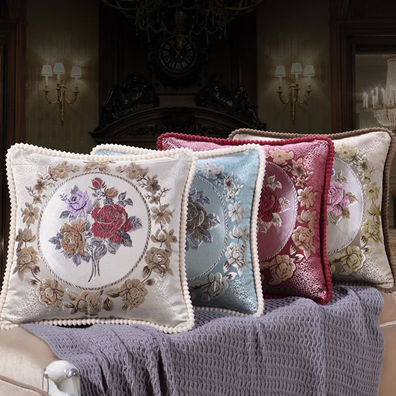 Luxury Cushion Cover 45x45cm Icing on The Cake Shape Wine Red Beige Blue Flowers for Home Decoration Netural Living Room Bedroom
Luxury Cushion Cover 45x45cm Icing on The Cake Shape Wine Red Beige Blue Flowers for Home Decoration Netural Living Room Bedroom