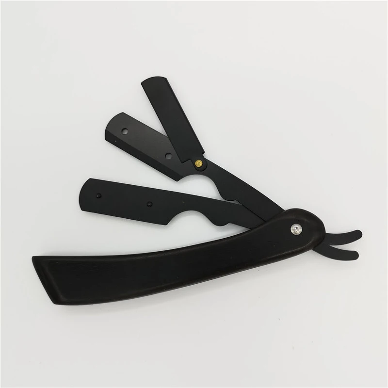CestoMen Barber Folding Razor Shaving Knife Men's Manual Razor Shaver Wood Handle Professional Barber Haircut Razor In Black
CestoMen Barber Folding Razor Shaving Knife Men's Manual Razor Shaver Wood Handle Professional Barber Haircut Razor In Black