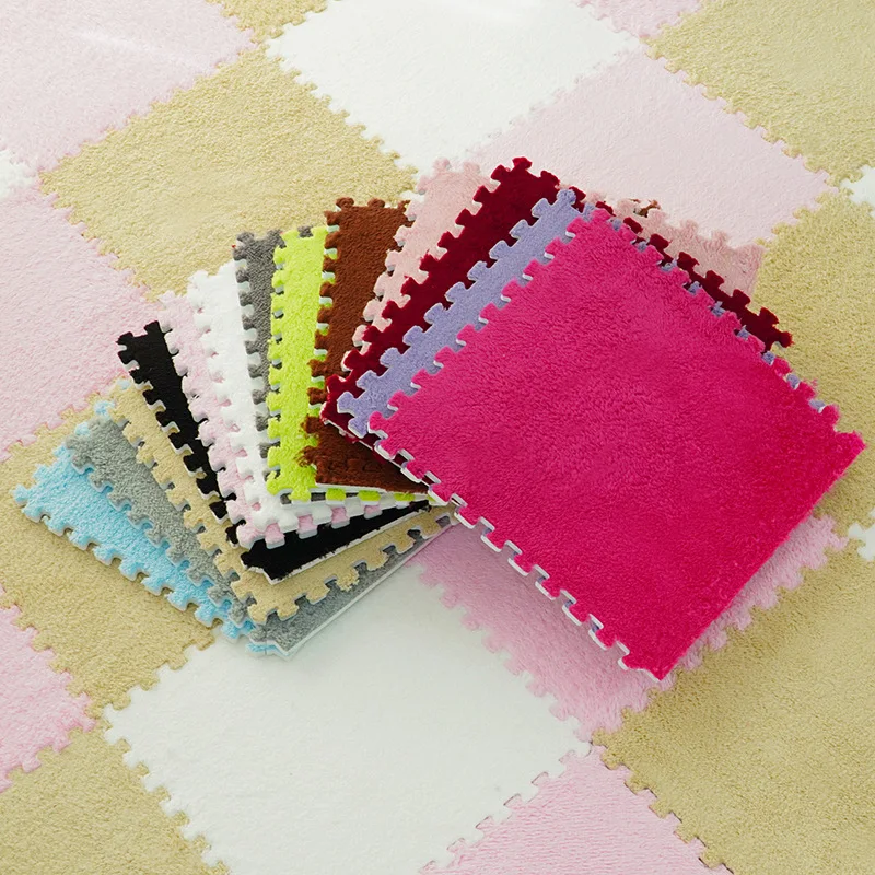 10pcs 30*30CM DIY Nordic Floor Mat Splicing Carpet Plush Velvet Bedroom Rooms Children Girls Pink Mat Puzzle Plush Mats
10pcs 30*30CM DIY Nordic Floor Mat Splicing Carpet Plush Velvet Bedroom Rooms Children Girls Pink Mat Puzzle Plush Mats