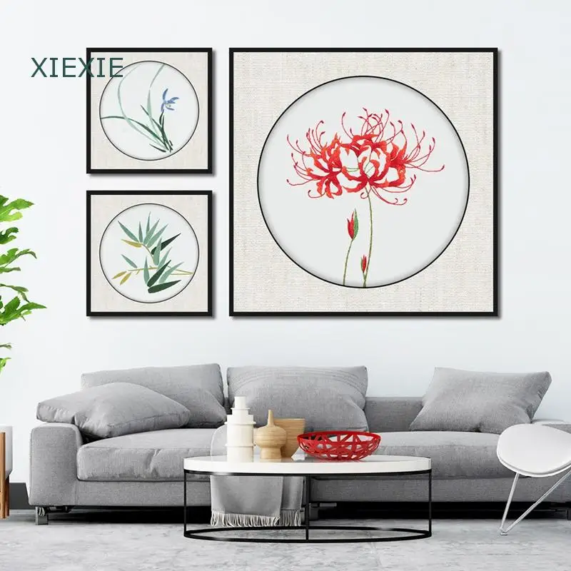 Modern Minimalist Watercolor Flowers Canvas Painting Bamboo Leaf Orchid Plants Posters And Print White Background Wall Art
Modern Minimalist Watercolor Flowers Canvas Painting Bamboo Leaf Orchid Plants Posters And Print White Background Wall Art