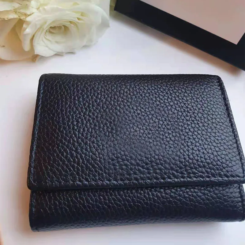 Popular Style Good Quality Designer Wallet Women Genuine Cow Leather Card Case Fashion Hasp Short Card Purse Men Lady Money Clip
Popular Style Good Quality Designer Wallet Women Genuine Cow Leather Card Case Fashion Hasp Short Card Purse Men Lady Money Clip