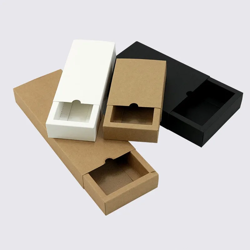 100pcs/lot White/Black/Kraft paper Drawer shape Handmade Soap Packaging Paper Boxes different sizes Gift packaging box
100pcs/lot White/Black/Kraft paper Drawer shape Handmade Soap Packaging Paper Boxes different sizes Gift packaging box