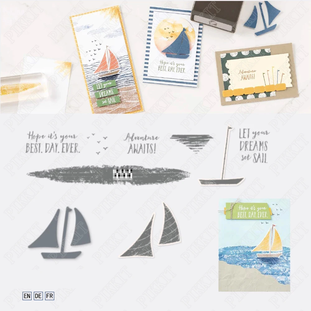 Nautical Sails Metal Cutting Dice And Stamps For Scrapbooking Embossing Mold DIY Paper Cards Craft Cutting
Nautical Sails Metal Cutting Dice And Stamps For Scrapbooking Embossing Mold DIY Paper Cards Craft Cutting