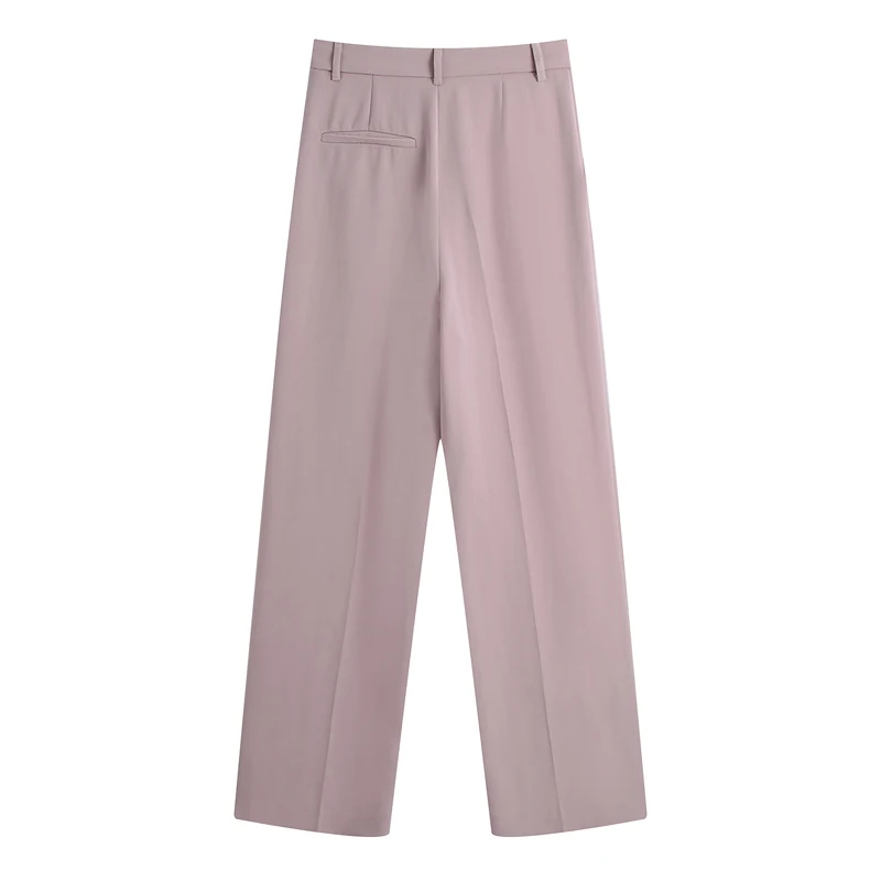 Spring and Autumn Women's Casual Solid Color High Waist Loose Straight Pants
Spring and Autumn Women's Casual Solid Color High Waist Loose Straight Pants