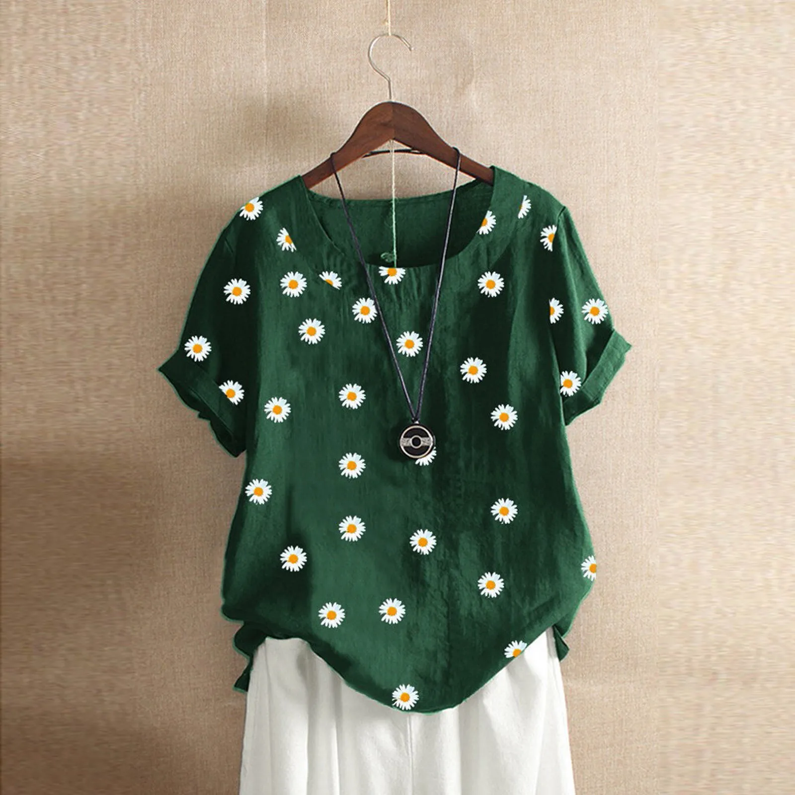2021 blusas Women's blouses Summer Casual Round Neck Short Sleeve Flower Printing Loose Shirt Tops bluses for women blusas mujer
2021 blusas Women's blouses Summer Casual Round Neck Short Sleeve Flower Printing Loose Shirt Tops bluses for women blusas mujer