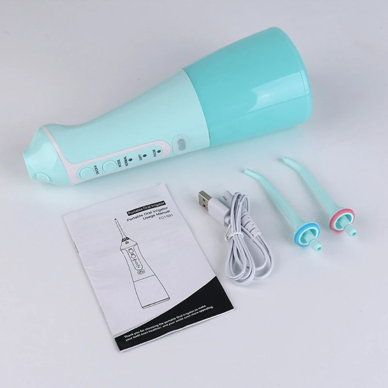 Water Flosser Cordless Dental Oral Irrigator with 3 Modes 2 Jets IPX8 Waterproof X7JA
Water Flosser Cordless Dental Oral Irrigator with 3 Modes 2 Jets IPX8 Waterproof X7JA