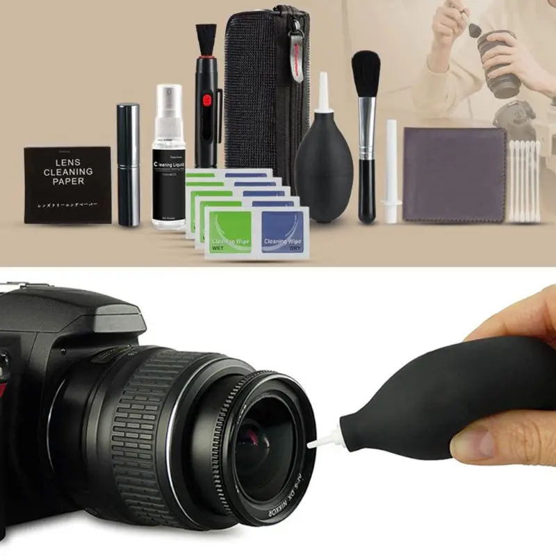 DSLR Camera Cleaning Kit Profession Digital Camera Cleaning Kit Lens Cleaning Tool with Carrying Case
DSLR Camera Cleaning Kit Profession Digital Camera Cleaning Kit Lens Cleaning Tool with Carrying Case